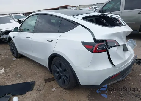 2025 Tesla Model Y Long Range Dual Motor All-Wheel Drive из США, поврежденный, VIN 7SAYGDED9SA357876